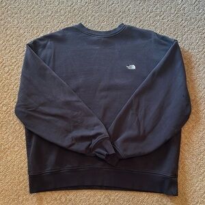 Black North Face crewneck